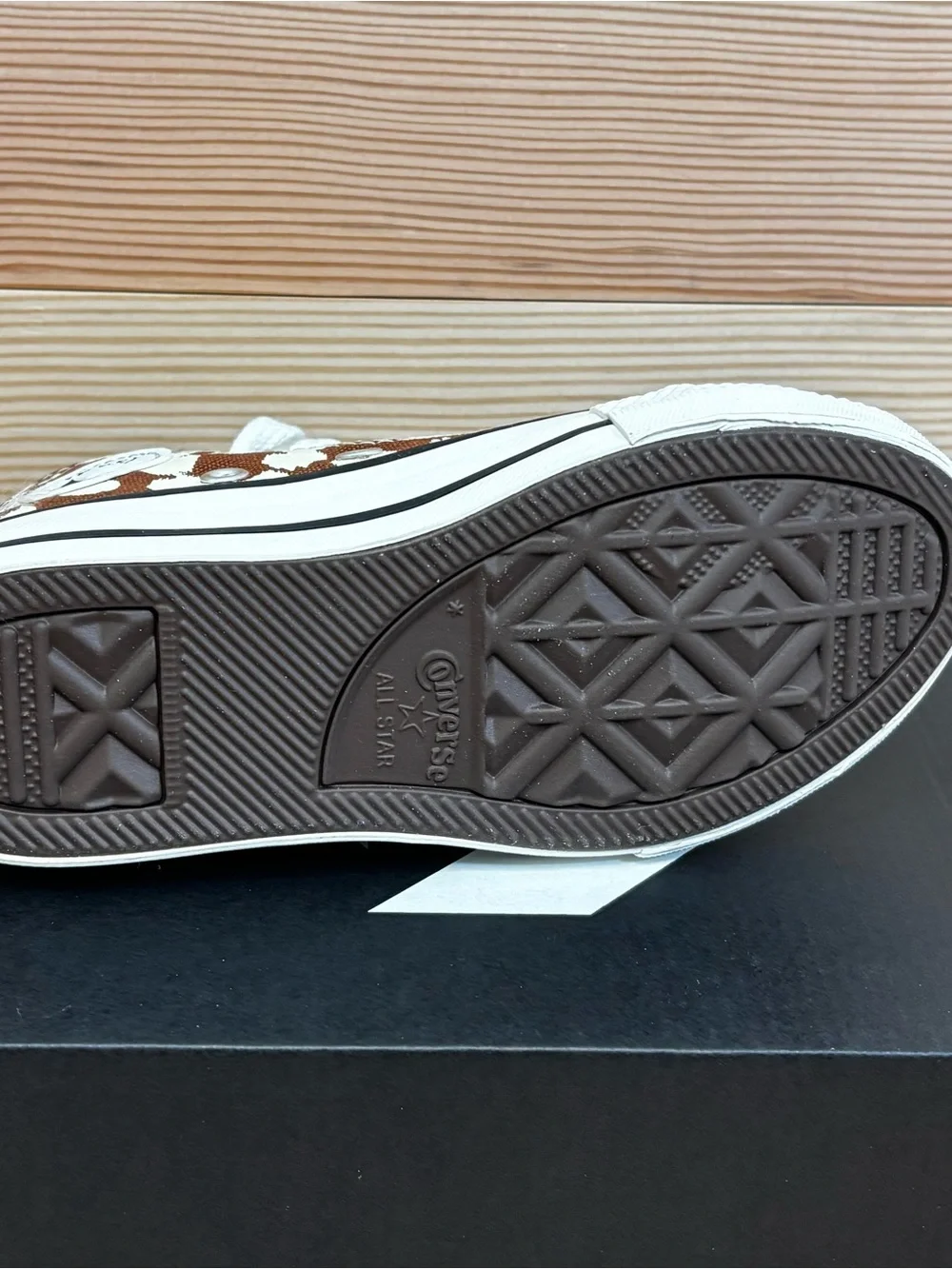 Converse‎ Girl's CTAS Animal Print High Sneakers Youth Sz 11 Little Kids